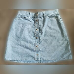 VTG Levi Button-up Denim Skirt